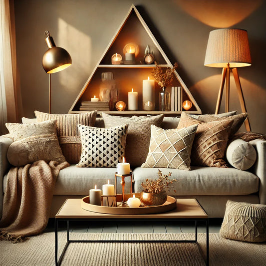 Living Room, Composed: Pillows, Throws, Lighting & the Art of Layers | VivaHome BTQ