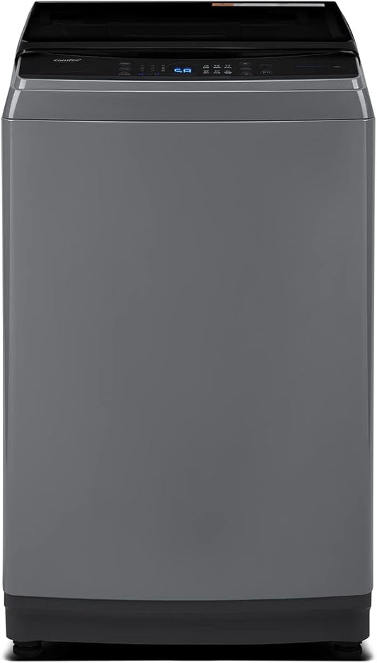 COMFEE’ Washing Machine 2.4 Cu.ft LED Portable Washing Machine and Washer Lavadora Portátil Compact Laundry, 8 Models, Environmentally Friendly, Child Lock for RV, Dorm, Apartment Magnetic Gray