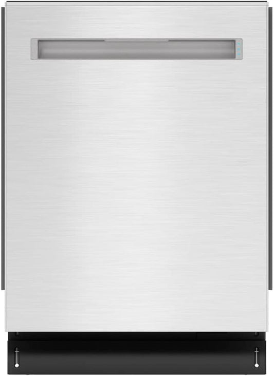 SHARP SDW6767HS Smart Dishwasher Works with Alexa. Includes LED Interior lights, Stainless Steel interior, Heated Dry with Fan Assist, Wash Zone cleans half load on either rack, Adjustable Third Rack