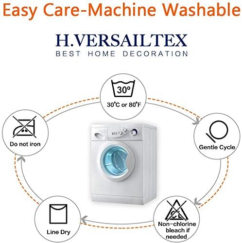 H.VERSAILTEX Velvet Stretch Couch Cushion Cover Plush Cushion Slipcover for Chair Loveseat Sofa Cushion Furniture Protector Seat Cushion Sofa Cover (3 Piece Sofa Cushion Covers, Black)