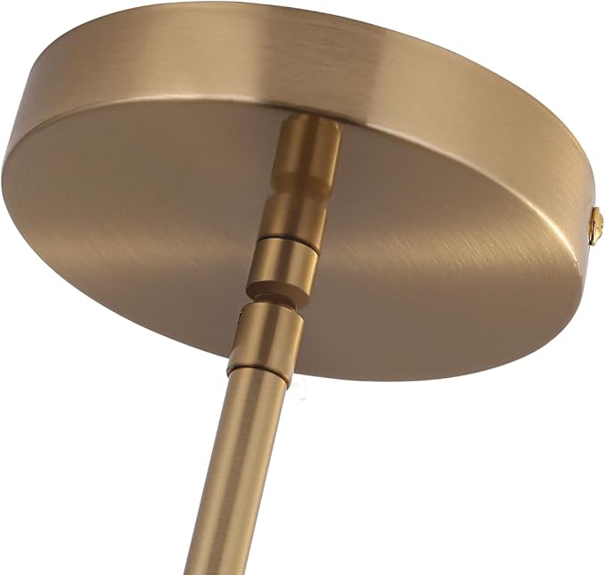 Brass Pendant Lights,Modern Farmhouse Pendant Light,Kitchen Pendant Mini Hanging Light for Sink Island,Adjustable Height,Home Décor Lighting