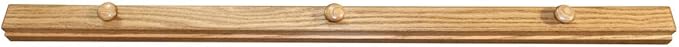 RRD Quilt Hanger for Wall for Display - Amish Made Wooden Quilt Rack Wall Mount - Rustic Tapestry Quilt Wall Hangers (Oak Wood, Fruitwood Stain, 72" Long)