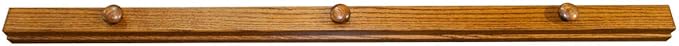 RRD Quilt Hanger for Wall for Display (72") Amish Made Wooden Quilt Rack Wall Mount - Rustic Tapestry Quilt Wall Hangers (Oak Wood, Michaels Stain, 72" Long)