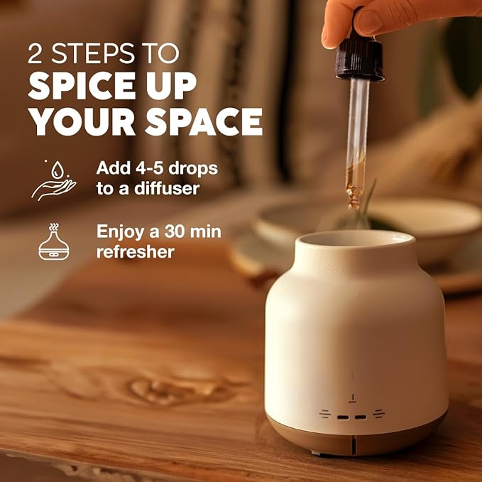 Kukka Cinnamon Essential Oil for Skin & Diffuser - 4 Fl Oz - 100% Pure Natural Cinnamon Oil, Aromatherapy and Candles & Soap Making Scent DIY