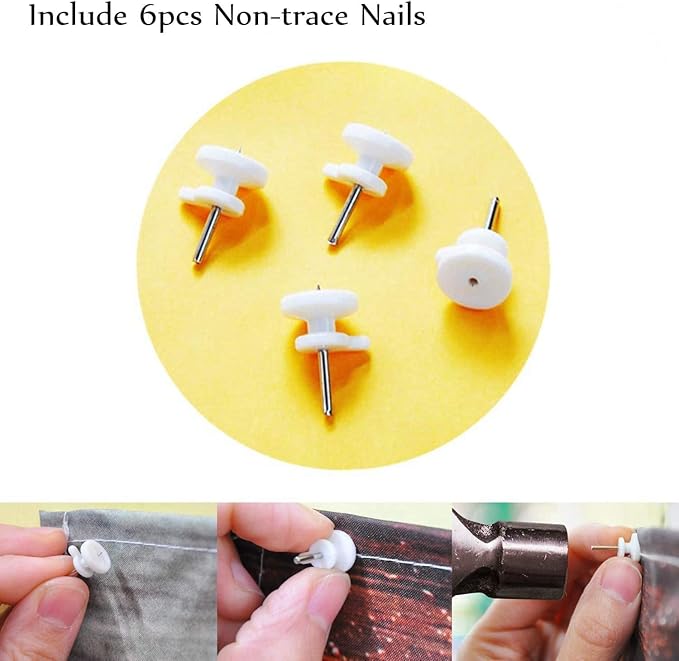 LB Fantasy Bookshelf Moon Tapestry, Trippy Tree and Vintage Library in Forest Wall Tapestry for Bedroom, Galaxy Cool Wall Art for Living Room Dorm Classroom Home Decor Ready to Hanging, 80 x 60 Inches