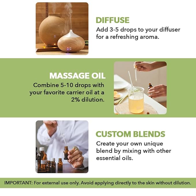 Majestic Pure Peppermint Essential Oil with Glass Dropper - 4 Fl Oz Pack of 2-100% Pure and Natural Peppermint Oil - Premium Grade Essential Oils for Diffuser, Aromatherapy, Soap and Candle Making