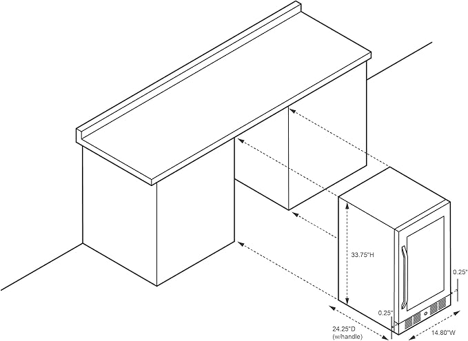 Newair 15" Wine and Beverage Refrigerator 9 Bottle and 48 Can Capacity, Beverage Cooler in Stainless Steel, Built-in or Freestanding Dual Zone Drink Fridge with Triple-Pane Glass Door