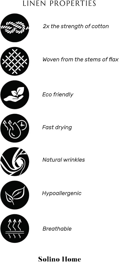 Solino Home Linen Table Runner 108 Inches Long - 100% Pure Linen Birch Table Runner 14 x 108 Inch for Fall, Autumn, Thanksgiving - Fete