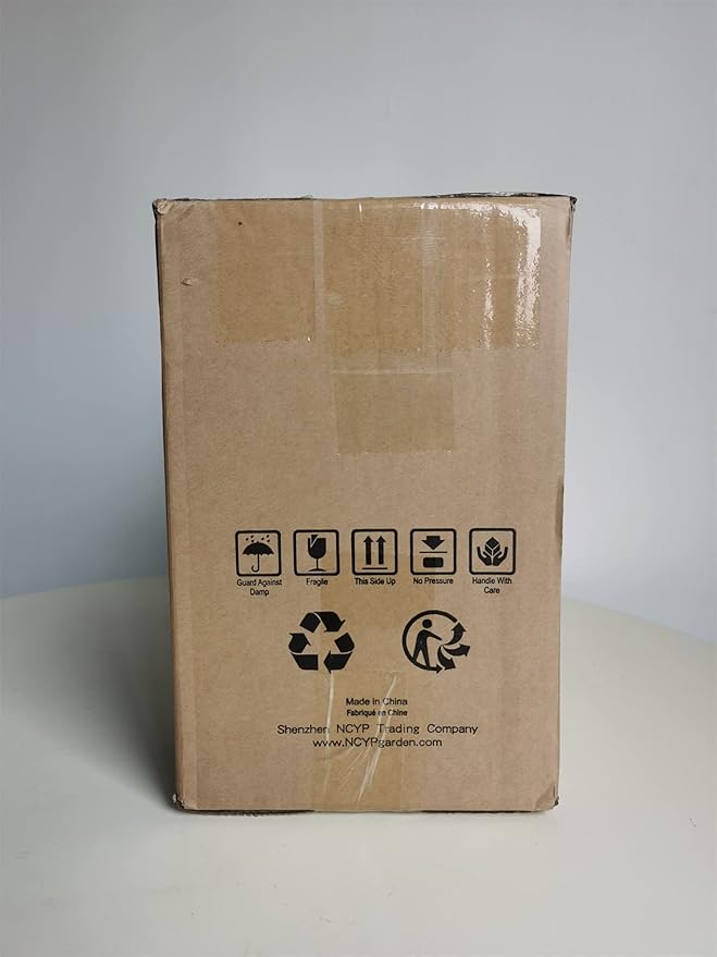 NCYP Geometric Glass Terrarium Planter for Succulent, Small Cacti, Black Irregular Opened Container Pot, Indoor Home Garden Office Tabletop Decor, 6.5" x 5.7" x 9.8" (No Plants, No Door)