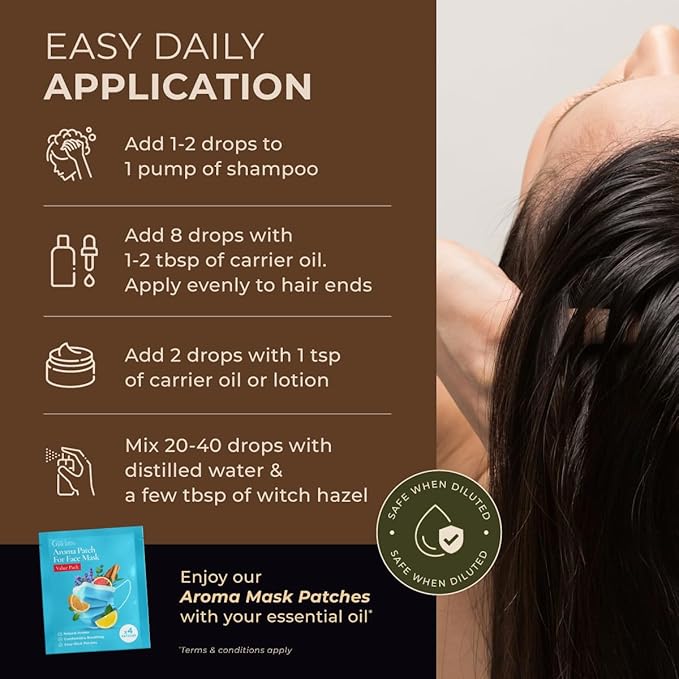 Gya Labs Peppermint Essential Oil for Diffuser & Hair - Huge 4 Fl Oz - 100% Pure Natural Peppermint Oil for Skin, Face, Body, Self-Care, Aromatherapy & Candle Making Scent