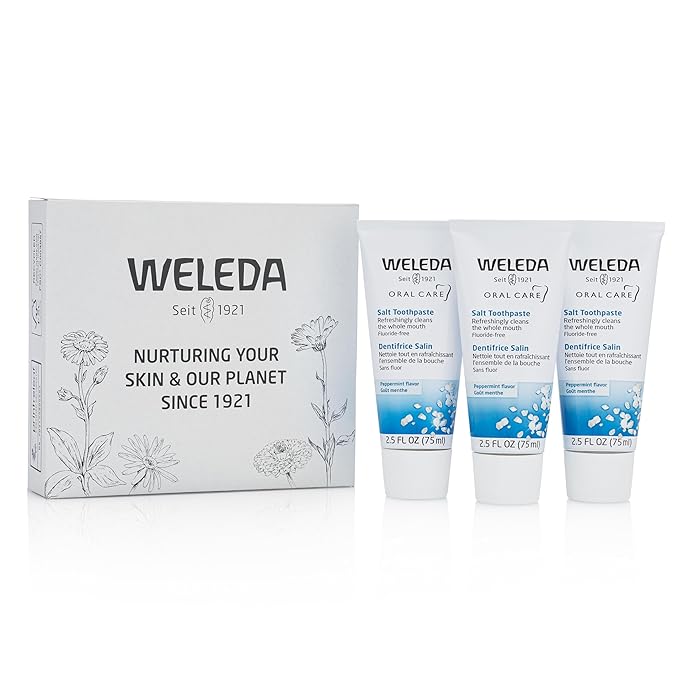 Weleda Natural Salt Toothpaste. 2.5 Fluid Ounce (Pack of 3)