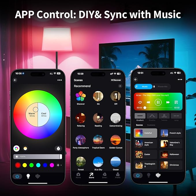 Floor Lamp for Living Room Bedroom,Modern Floor Lamp with Remote, Simple Design with White Shade,Foot Pedal Switch,Dimmable Colors Temperature,9W RGB LED Bulb