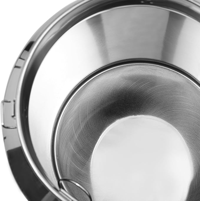 Stainless Steel Milk Can, 304 Stainless Steel Pail 20Gal Milk Can with Sealed Lid, 76L Hanging Lid Metal Milk Jug Bucket for Oil Tea Wine