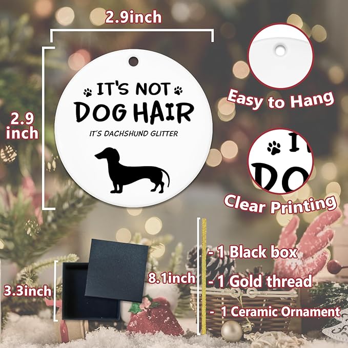 525-zsgj-Dachshund Home & Kitchen > Home Décor Products > Home Décor Accents > Hanging Ornaments