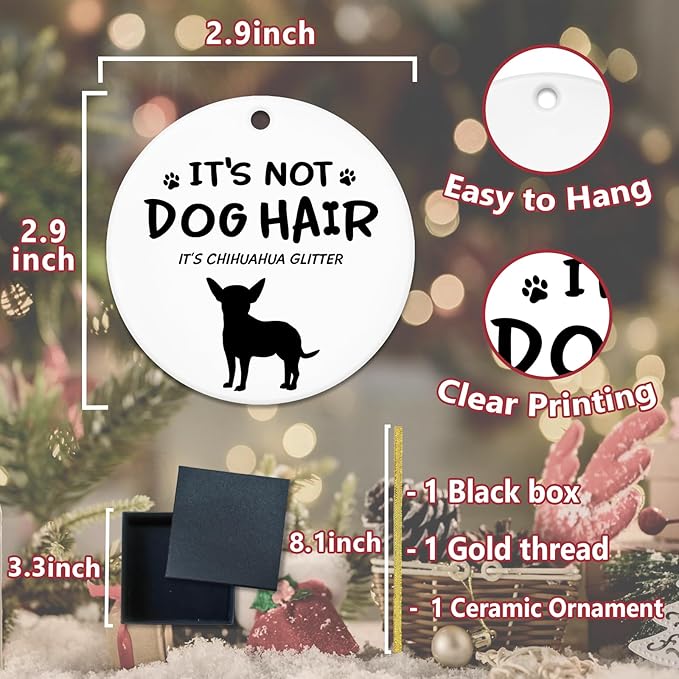 530-zsgj-chihuahua Home & Kitchen > Home Décor Products > Home Décor Accents > Hanging Ornaments