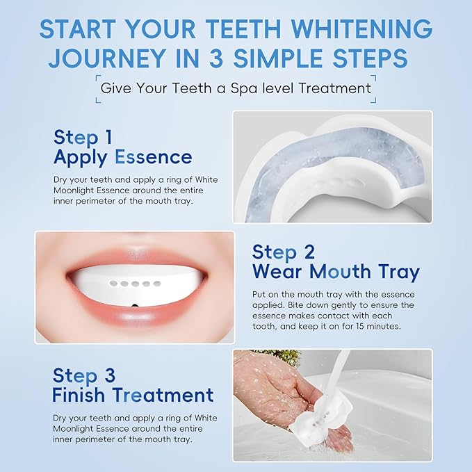 Teeth Whitening Gel- 30ml Formulated for Sensitive Teeth | Plus Food-Grade Silicone Mouth Tray | Dentist Developed