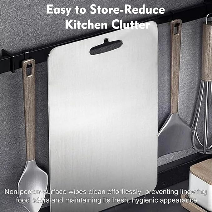 Titanium Cutting Board - 1 pack Titanium Cutting Boards for Kitchen,Double Sided Titanium Cutting Mat(9.25 * 12.99in)