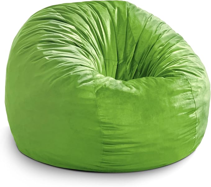 Hobestluk Bean Bag Chairs 2.5FT Bean Bag Chair with Memory Foam Filled & Machine Washable Cover,Beanbag Chair, Small Bean Bag Chairs for Playroom, Living Room, Bedroom