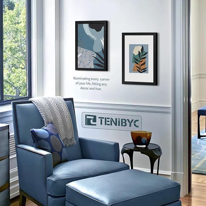 12x18 Poster Frame Set - 3 Pack, Textured Black Solid Wood with HD Tempered Glass, Wall Gallery Picture Photo Frame