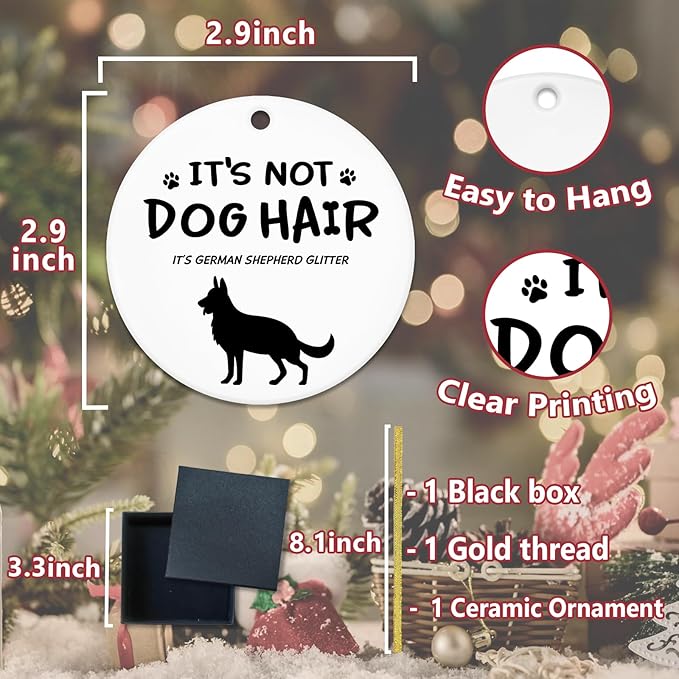 527-zsgj-German Shepherd Home & Kitchen > Home Décor Products > Home Décor Accents > Hanging Ornaments