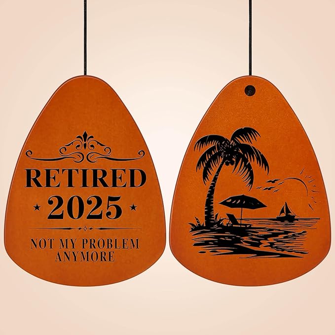 Retirement Gift for Woman Men Coworker Teacher Nurses Friends Mom Dad Grandma Grandpa Retirees, Coworkers Farewell Going Away Gift, 32" Wind Chimes Retirement Decorations