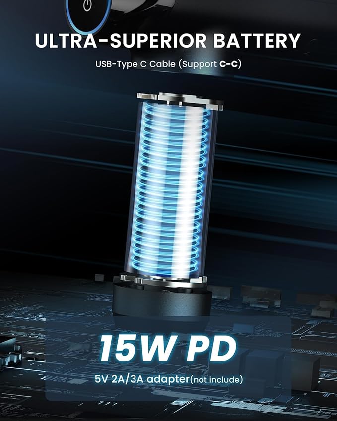 RENPHO Power Massage Gun Deep Tissue, Percussion Muscle Massage Gun for Athletes, Powerful Portable Electric Handheld Deep Tissue Massager Gun, LED Touch Display (Power+ THERMACOOL Deluxe)