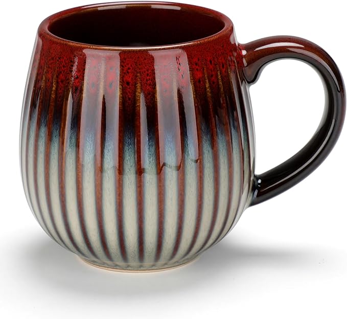 CosyCorner Ceramic Coffee Mug, 17 oz Large Coffee Cups for Home and Office, Ceramic Cup for Coffee & Tea(A)