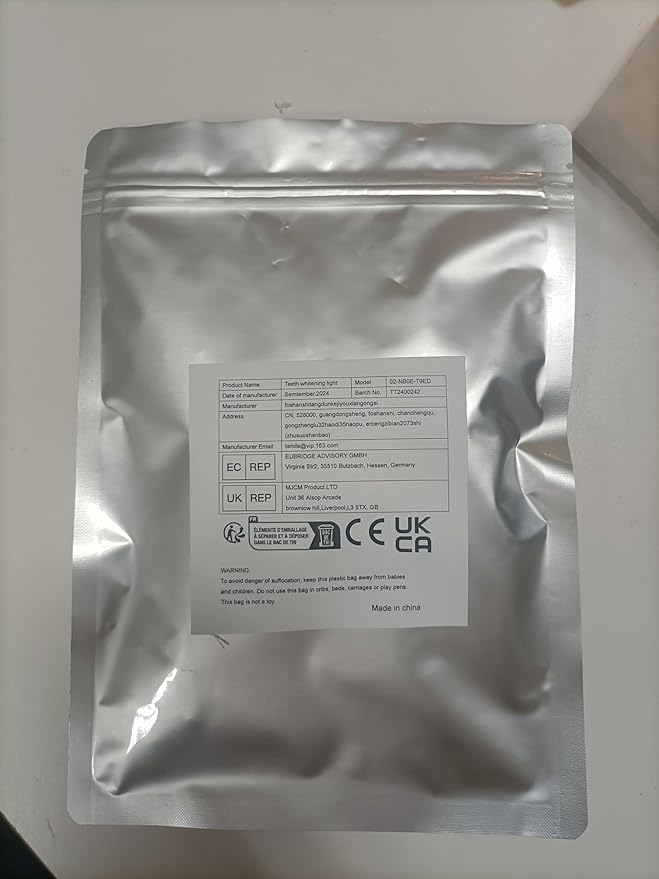 Teeth Whitening Accelerator Light, 32x Blue LED Light Mouth Tray Teeth Whitening Enhancer Light Trays Connected with iPhone/Android/USB for Home Use