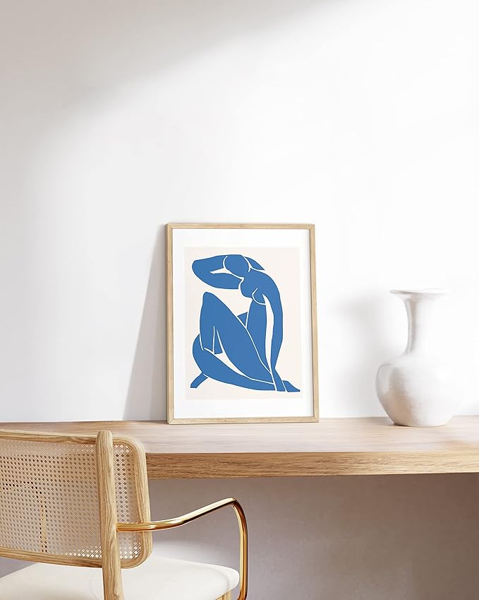 HAUS AND HUES Beige Oak Wood 11x14 Picture Frame - Modern Wood Wall Art Display - Lightweight 11x14 Frame for Art Prints, Photos, Posters - Ready-to-Hang Vertically & Horizontally