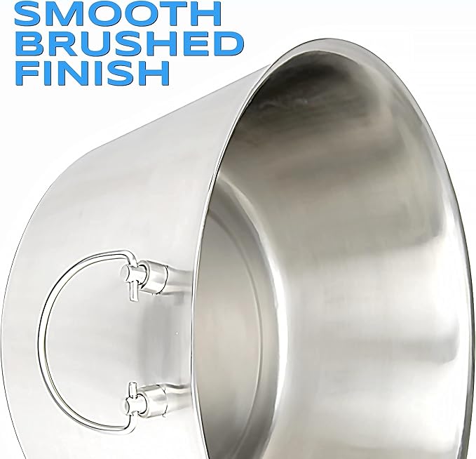 Stainless Steel Insulated Beverage Tub - Real Deal Steel, Large 6 Gallon Round Double Walled Party Tub, Drink Bucket for Parties, Ice Cooler for Wine Beer - Pack of 3