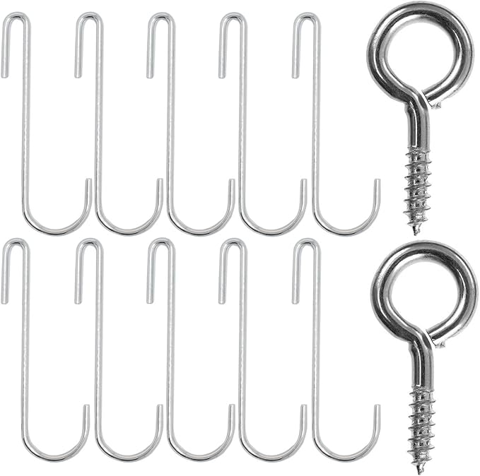 Sorbus® Pot and Pan Rack for Ceiling with Hooks — Decorative Oval Mounted Storage Rack — Multi-Purpose Organizer for Home, Restaurant, Kitchen Cookware, Utensils, Books, Household (Hanging Chrome)