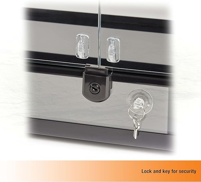 Zilla QuickBuild Reptile 20 Gallon Glass Terrarium Habitat with Swing Door For Geckos, Snakes, Lizards, Frogs, Turtles, and Tortoises, 30" x 12" x 12"