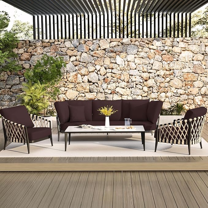 hyha Waterproof Couch Cushion Covers, Sectional Sofa Slipcovers Washable, L Shape Chaise Dog Couch Covers for Sectional Sofa, Universal Furniture Protector (1 Piece for Chaise, Chocolate)