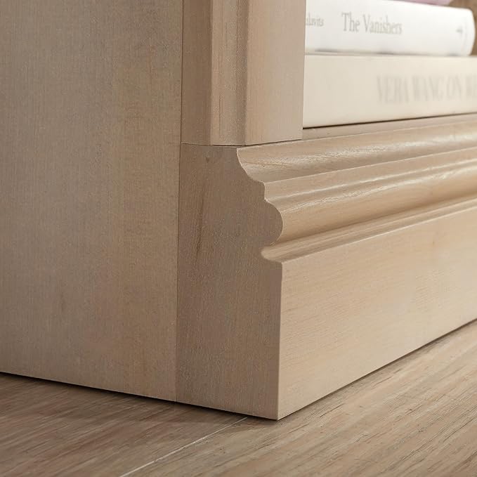 Sauder Miscellaneous Storage 3-Shelf Display Bookcase, Pacific Maple Finish