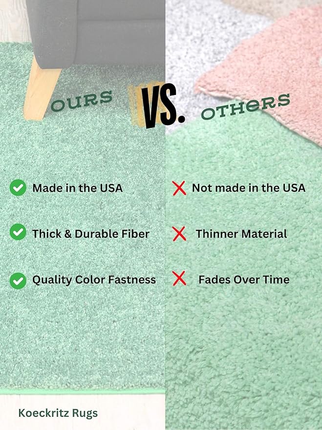 KOECKRITZ Soft and Colorful Kids Classroom Area Rugs (Passes Flammability Pill Test) Many Sizes and Bright Colors to Select from (8' Round, Froggy)