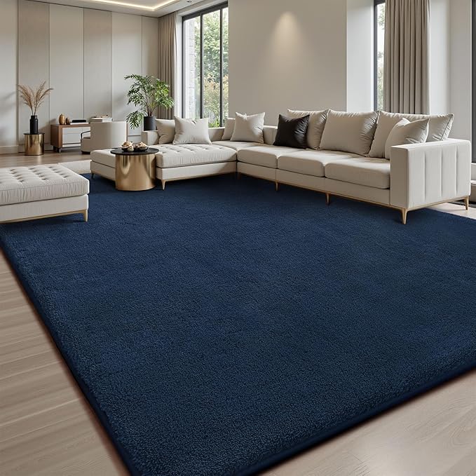 Sour Lemon 8x10 Area Rugs for Living Room, Soft Large Area Rug Fluffy Rugs for Bedroom,Machine Washable Area Rug Non Slip Carpet Rug for Living Room Playroom Kids Room Home Decor