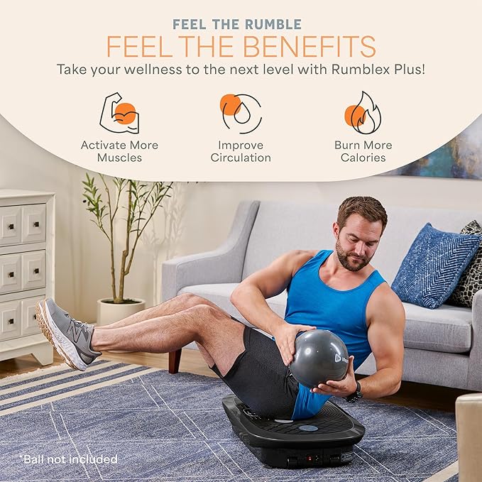 Lifepro Vibration Plate Machines – Full Body Workout, Recovery & Lymphatic Drainage with 4D Motion, Silent Operation, Joint Support, & Triple Motor Technology for Circulation, Fat Burn & Toning