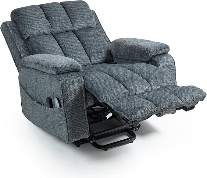 Lazy Boy Recliner Chair, Postoperative Recovery,Retractable 23'' Extra-Long Leg Support Lift Chair Hold up to 400lb,25.5'' Oversized Recliner seat for Big and Tall