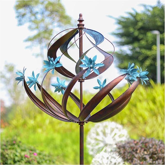 Wind Spinners Outdoor Metal - 86" Height Extra Large Kinetic Wind Spinner Sculpture for Yard and Garden, Ideal Gifts for Birthday, Anniversary and Housewarming