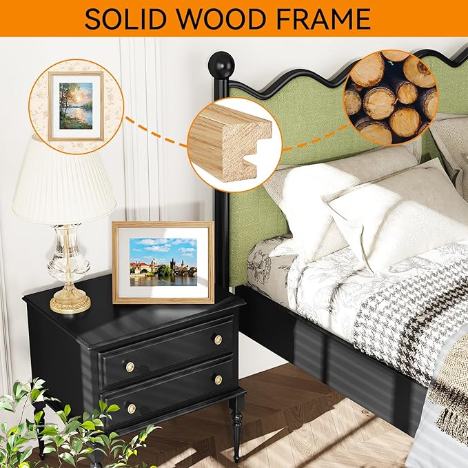 IBUYKE 8x10 Picture Frame,Solid Oak Wood 8x10 Photo Frame with Mat to 5x7,10x8 Picture Frames With Tempered Glass,Tabletop or Wall Mount Display,Home Decor,Natural Oak 8 x 10 Frame,UWPF0810N