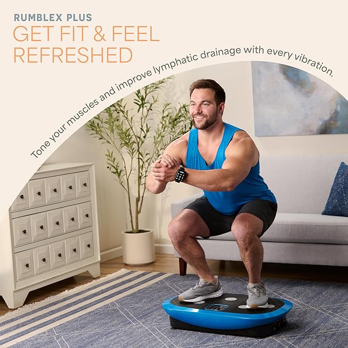 Lifepro Vibration Plate Machines – Full Body Workout, Recovery & Lymphatic Drainage with 4D Motion, Silent Operation, Joint Support, & Triple Motor Technology for Circulation, Fat Burn & Toning