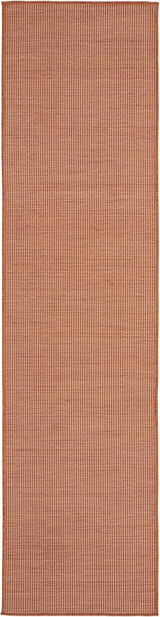 Nourison Home Home Positano 6' Runner Fabric Terracotta Area Rug