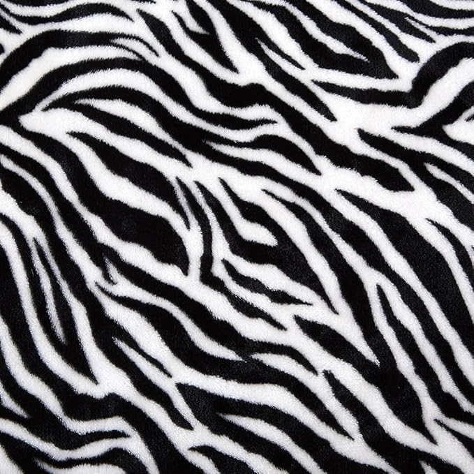 MERRYLIFE Throw Blanket for Couch Bed | Soft Decorative Ultra-Plush Colorful Oversized | Twin Size Travel Blanket Plush|(60" 90", Zebra)