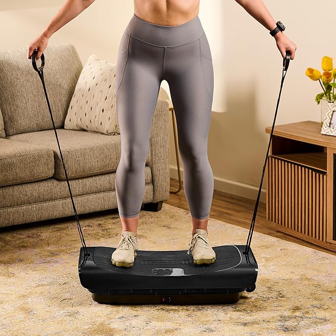 Lifepro Vibration Plate Machines – Full Body Workout, Recovery & Lymphatic Drainage with 4D Motion, Silent Operation, Joint Support, & Triple Motor Technology for Circulation, Fat Burn & Toning