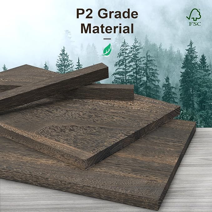 TVU 5-Shelf Wood Bookcase, 65 Inch Tall Bookshelf with Storage, Floor Standing Display Book Shelf, for Living Room Bedroom Study Office, Rustic Brown