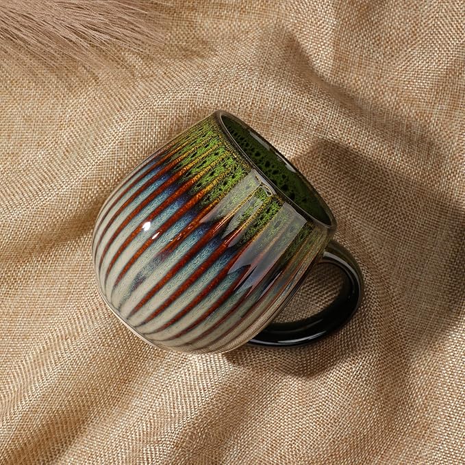 CosyCorner Ceramic Coffee Mugs Set, 17 oz Large Coffee Cups for Home and Office, Ceramic Cup for Coffee & Tea(B×4 pcs)