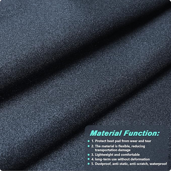 UTK Heating Pad for Neck and Shoulders,Natural Jade Tourmaline,Upgrade Size to Cover More Areas of Neck,Shoulder,Shoulder Blade and Back(23''x 24'')|Gift for Dad