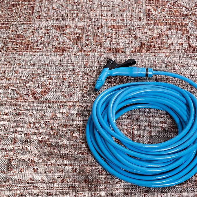 Keen Home Design Terrace Outdoor Runner Rug - 2x10 Washable Indoor/Outdoor Rug for Patio, Kitchen, Balcony, Beach, Garden, Deck and Porch, Size: 2'2"x9'11"