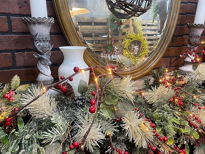 Floral Supply Online - 8" White Rose Vase and Flower Guide Booklet - Decorative Glass Flower Vase for Floral Arrangements, Weddings, Home Decor or Office.