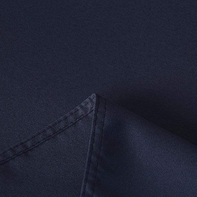 sancua Square Tablecloth - 54 x 54 Inch - Stain and Wrinkle Resistant Washable Polyester Table Cloth, Decorative Fabric Table Cover for Dining Tables, Buffet Parties and Camping, Navy